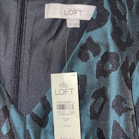 Loft Cheetah Pattern Dress - Picture 3 of 3